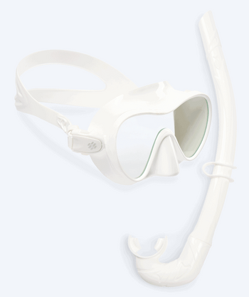 Watery Combo snorkel set for adults - Cliff - White