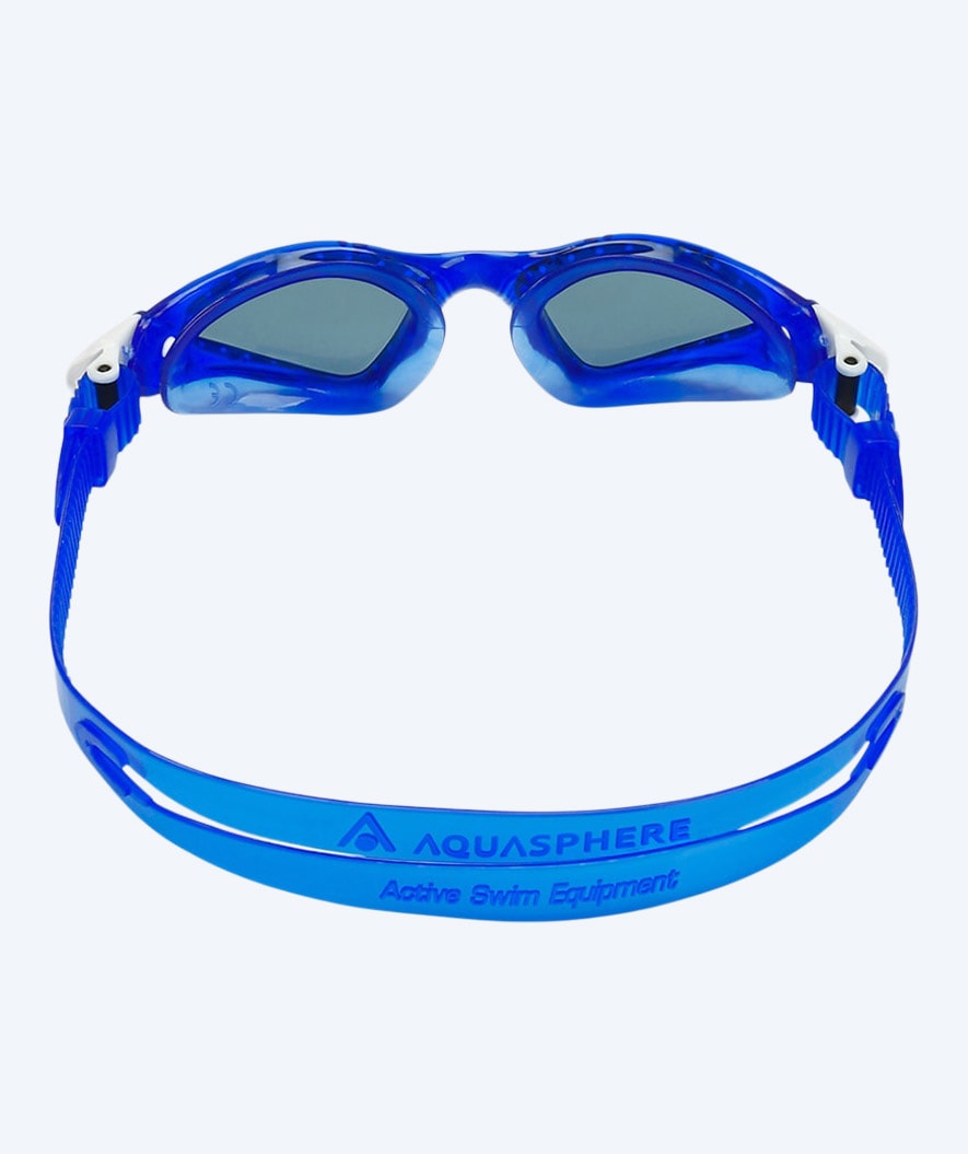 Aquasphere swim goggles for kids Kayenne Blue white Smoke Lens Watery.ie