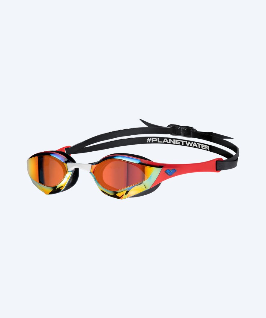 Arena Elite swimming goggles - Cobra Edge SWIPE Mirror - Red/Gold