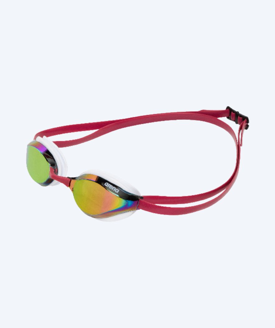 Arena Elite swimming goggles - Python - Red/Gold (Mirror lens)