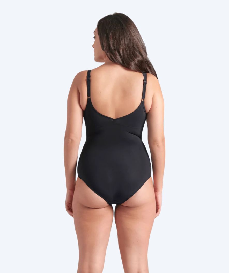 Arena swimsuit with inserts for women - Vertigo - Black