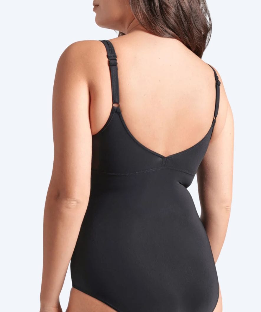 Arena swimsuit with inserts for women - Vertigo - Black