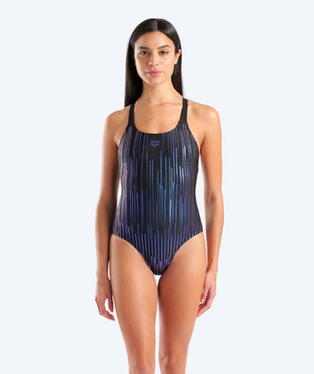 Arena swimsuit for women - Hyacinth - Black/blue