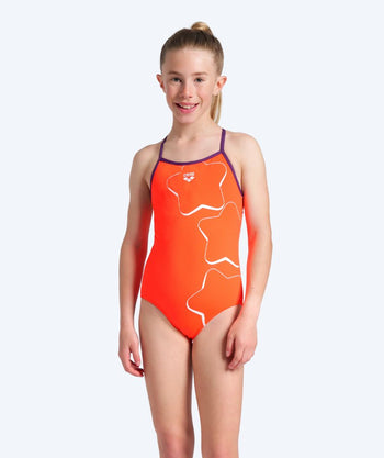 Arena swimsuit for girls - Pastime - Light pink/purple