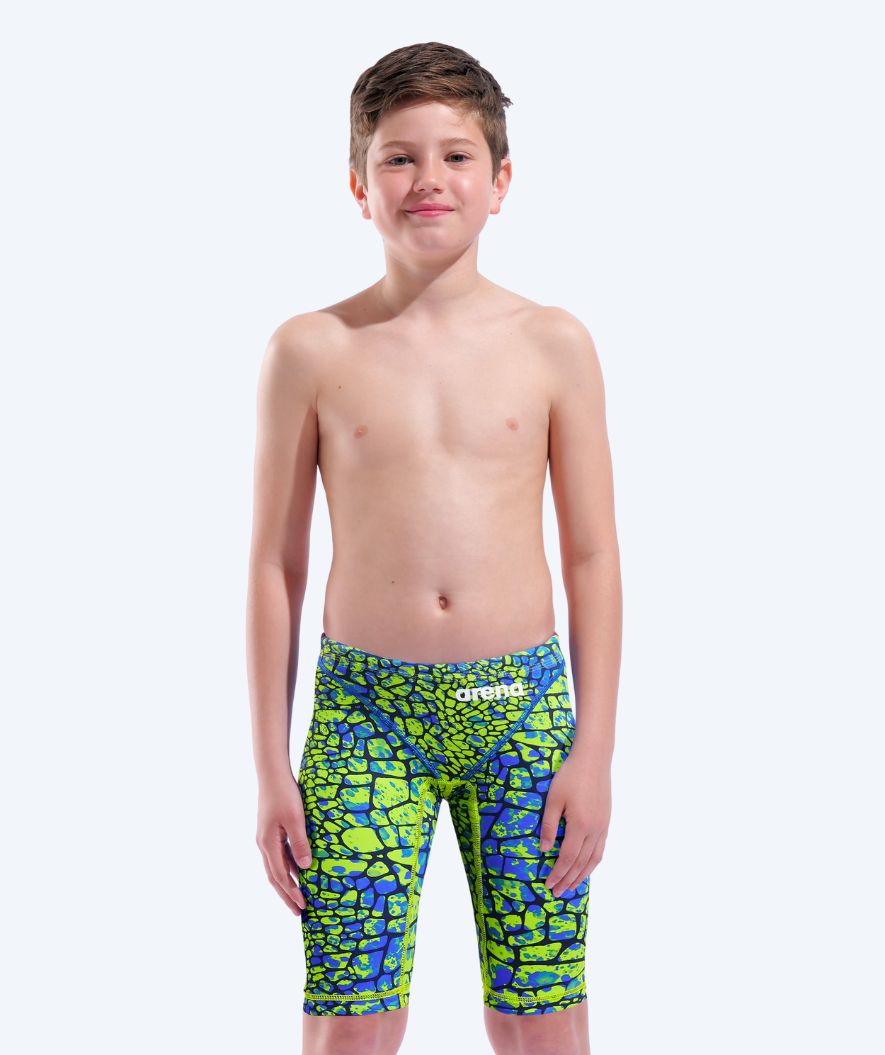Arena racing jammers for boys - ST NEXT - Green/Dark blue (Limited 2026)