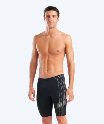Arena jammer for men - Asymmetrical - Black/white