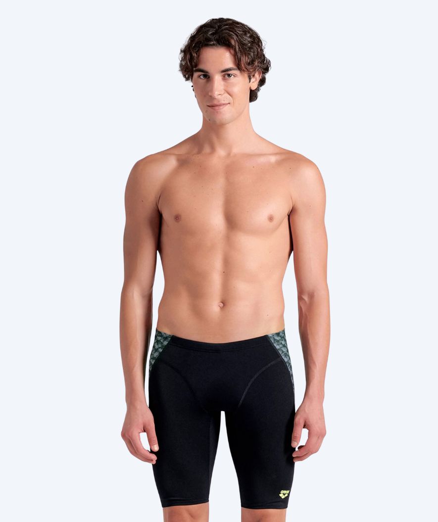 Arena long swim shorts for men - Monogram - Black