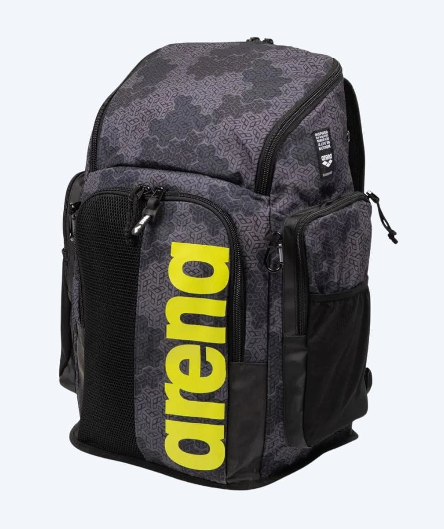 Arena swimbag - Spiky ||| - Grey/Black/Yellow