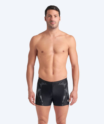 Arena aquashorts for men - Spider Web - Black/white