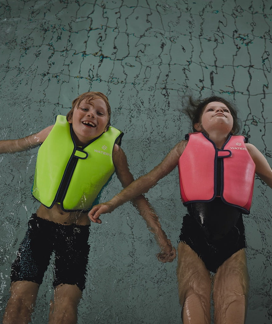 Watery swim vest for kids (2-8) - Basic - Green