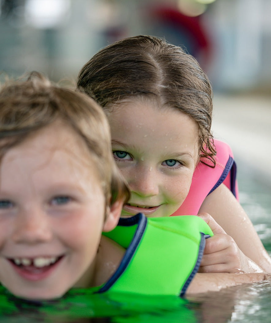 Watery swim vest for kids (2-8) - Basic - Green