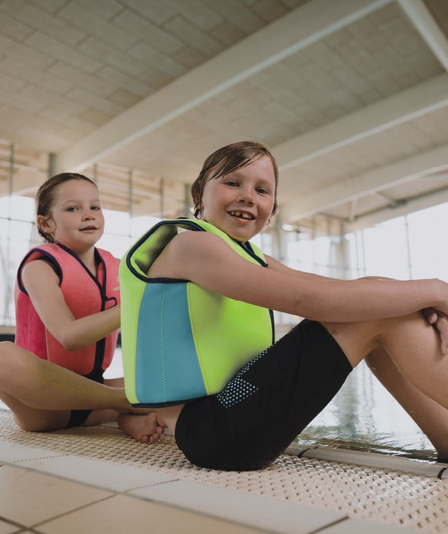 Watery swim vest for kids (2-8) - Basic - Green