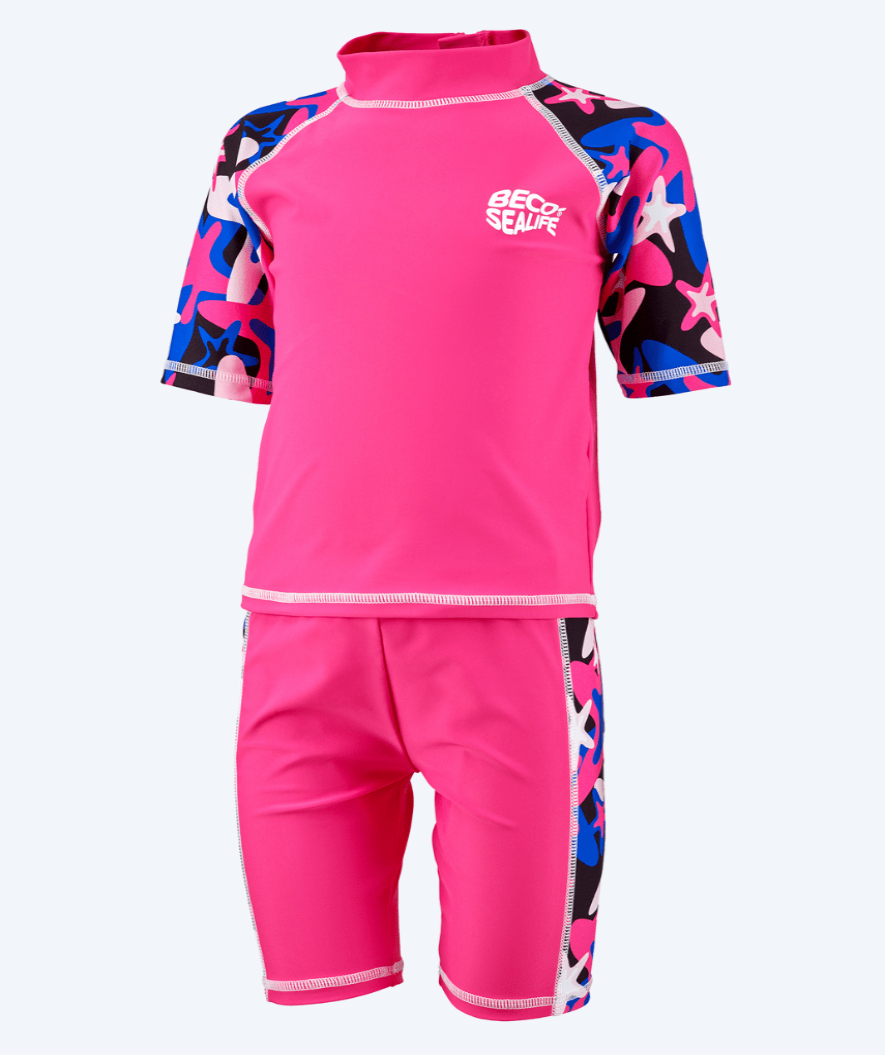 Beco wetsuit for kids - Sealife Rashguard - Pink