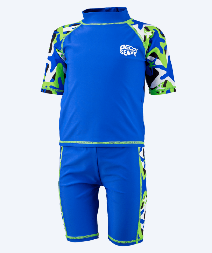 Beco wetsuit for kids - Sealife Rashguard - Blue