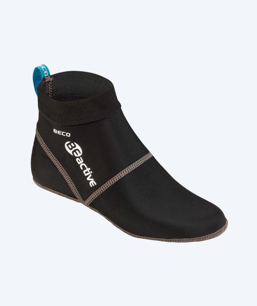 Beco neoprene socks for open water - Black/silver