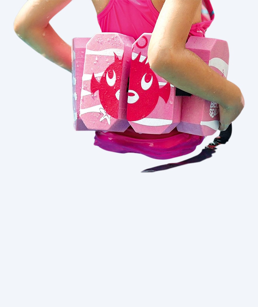 Beco swimming belt for kids (2-6) - Sealife - Light pink