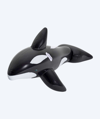 Bestway inflatable swimming toy - Jumbo Whale Ride-On - Black/white