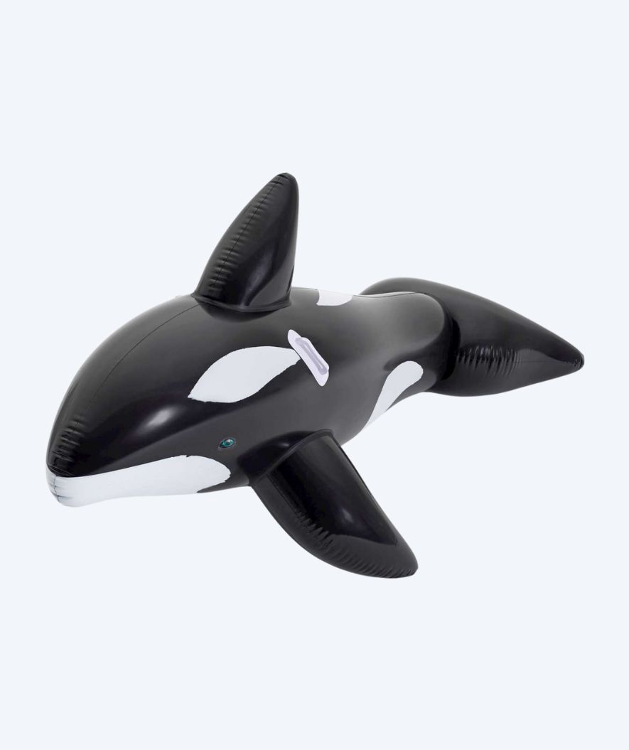 Bestway inflatable swimming toy - Jumbo Whale Ride-On - Black/white