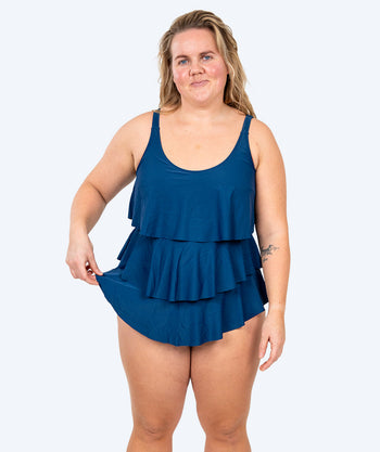 Watery swimsuit with skirt for women - Hydra - Dark blue