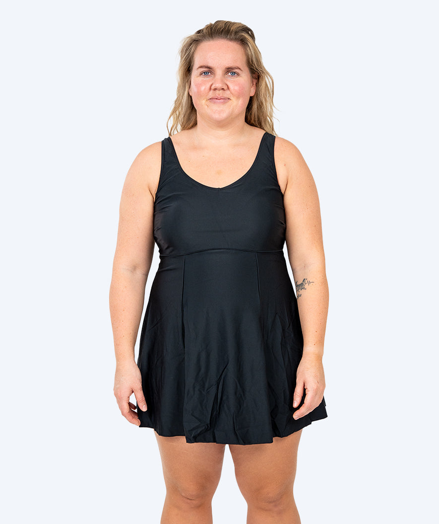 Watery swimsuit with skirt for women - River - Black