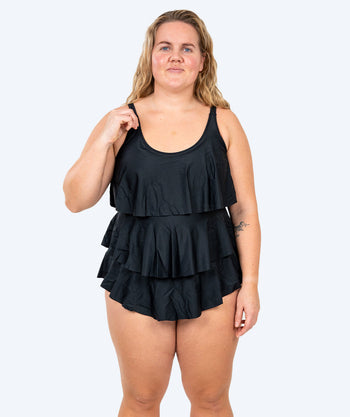 Watery swimsuit with skirt for women - Hydra - Black