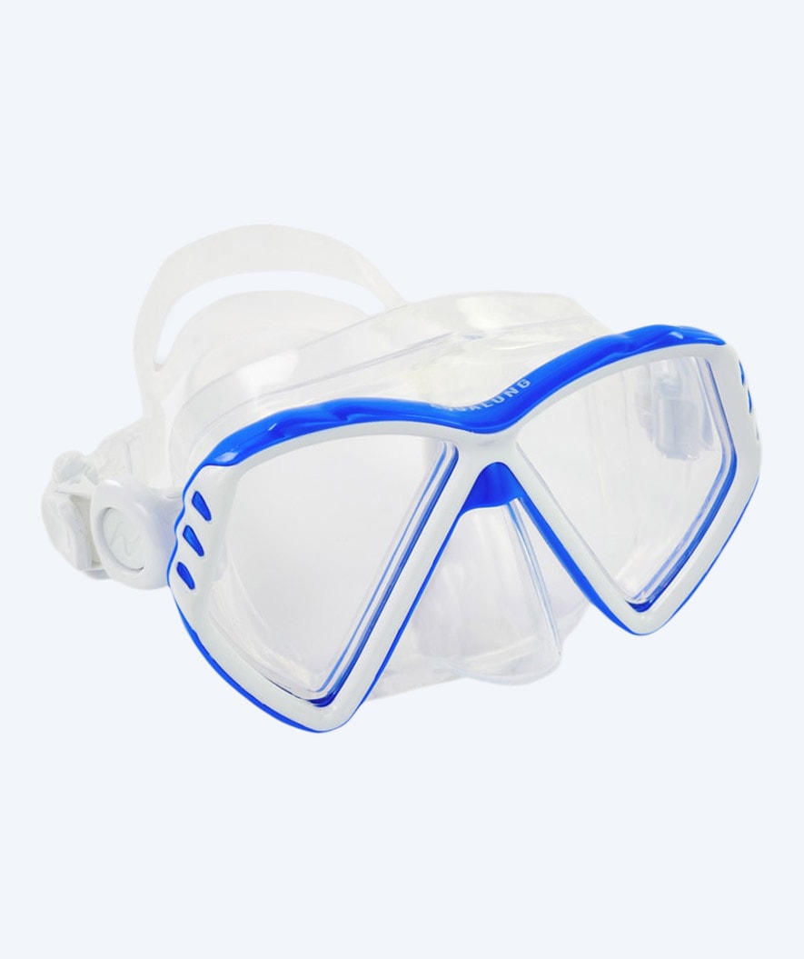 Aqualung diving mask for kids (8-18) - Cub - Clear/blue