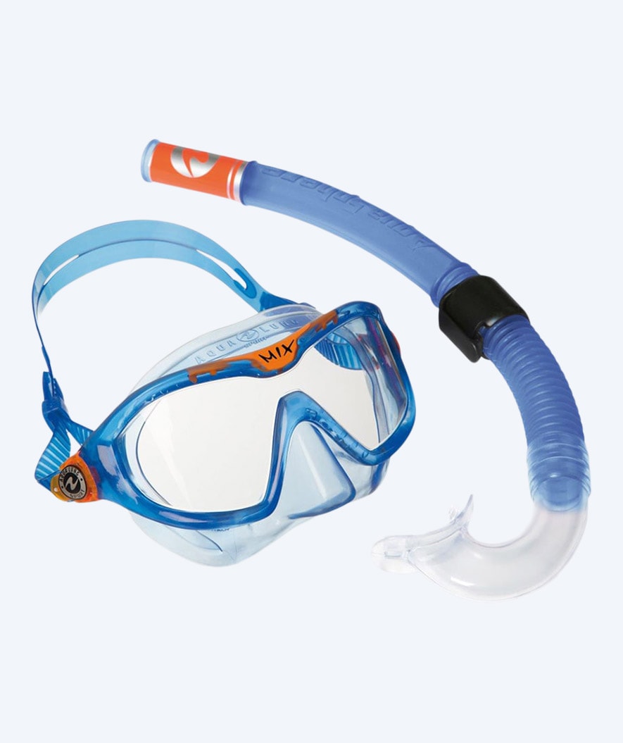 Aqualung snorkel set for kids (4-8) - Combo Mix - Dark blue