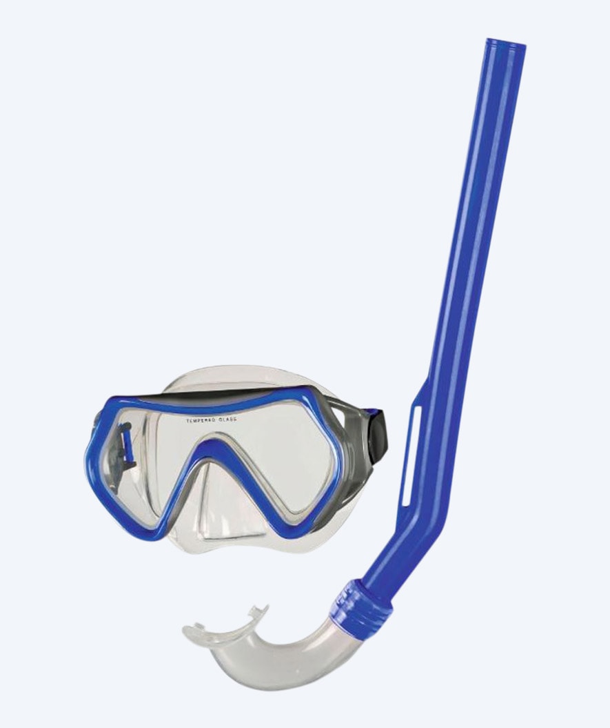 Beco snorkel set for kids (4-12) - Pula - Blue