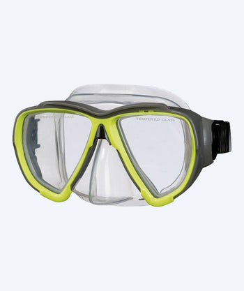 Beco diving mask for adults - Porto - Yellow