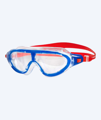 Speedo swim mask for kids (6-14) - Rift - Light blue/red