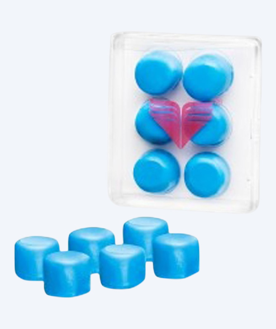 TYR earplugs for kids - 6 pcs (Light Blue)