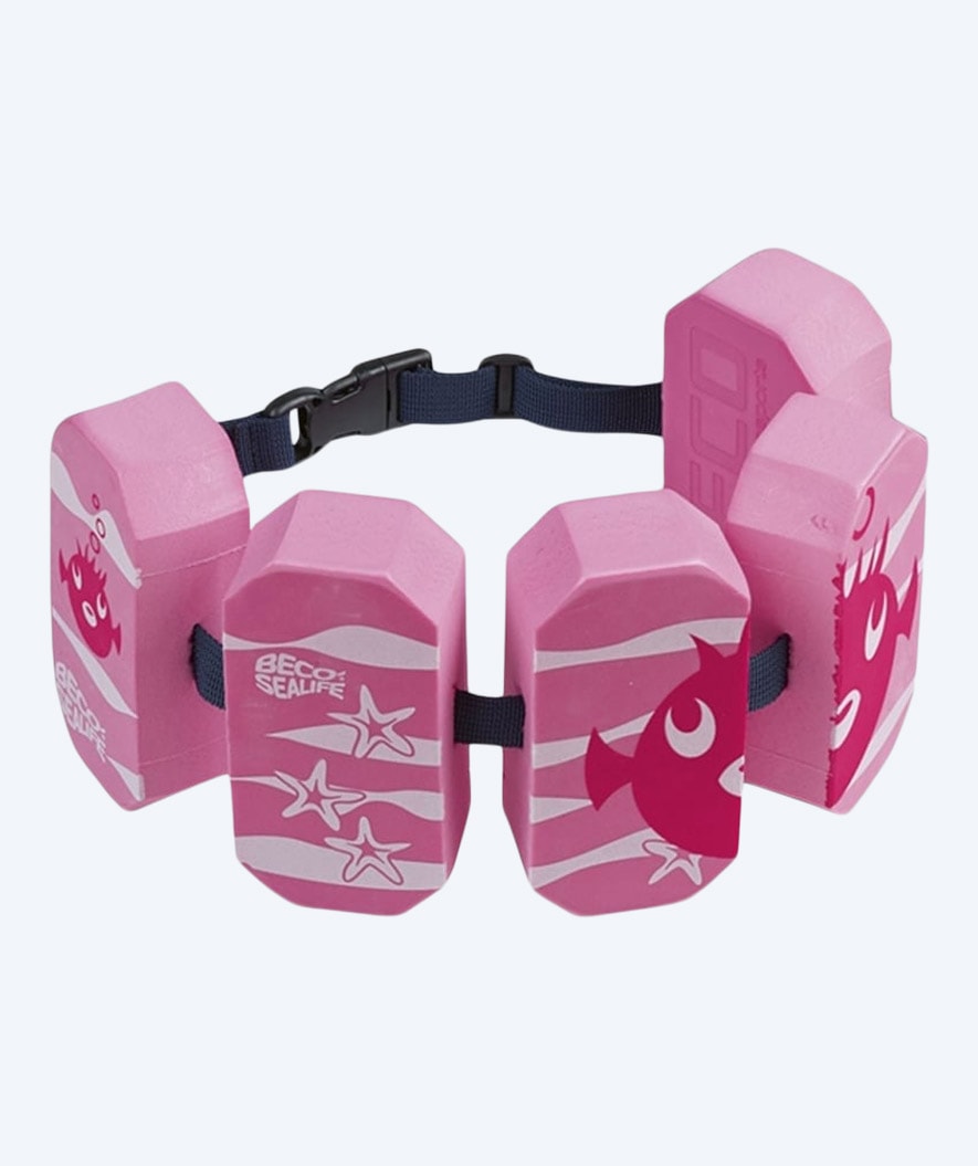 Beco swimming belt for kids (2-6) - Sealife - Light pink