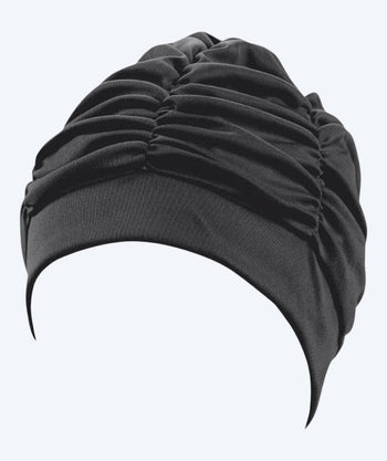 Beco swim cap with drapes - Black