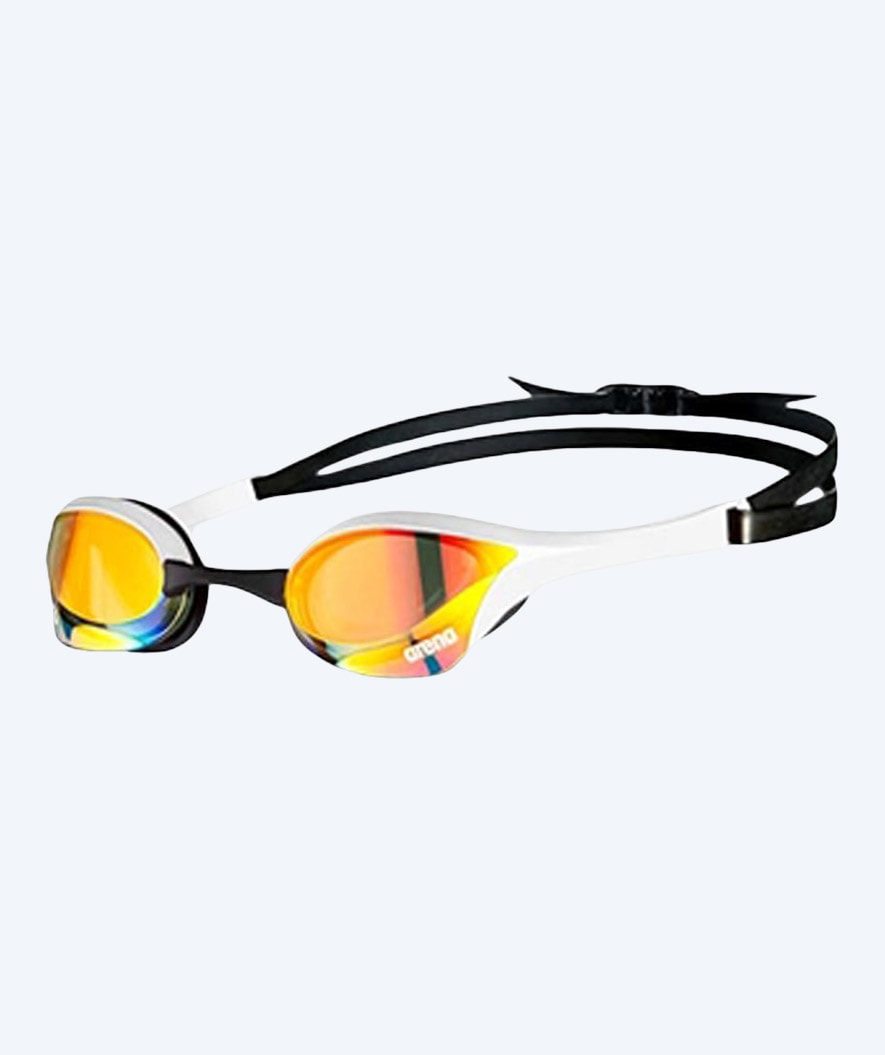 Arena Elite swim goggles - Cobra Ultra SWIPE Mirror - White/gold