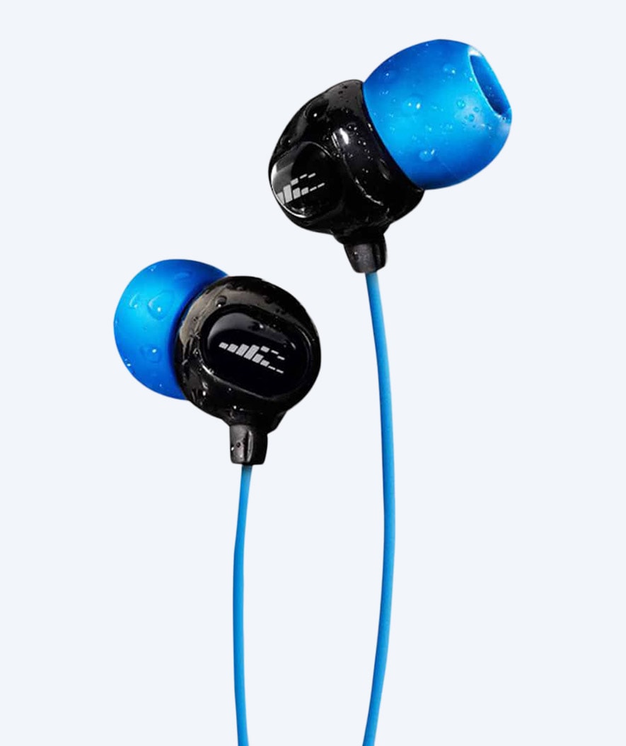 H2OAudio waterproof earphones - Surge S+ - long cord - Blue