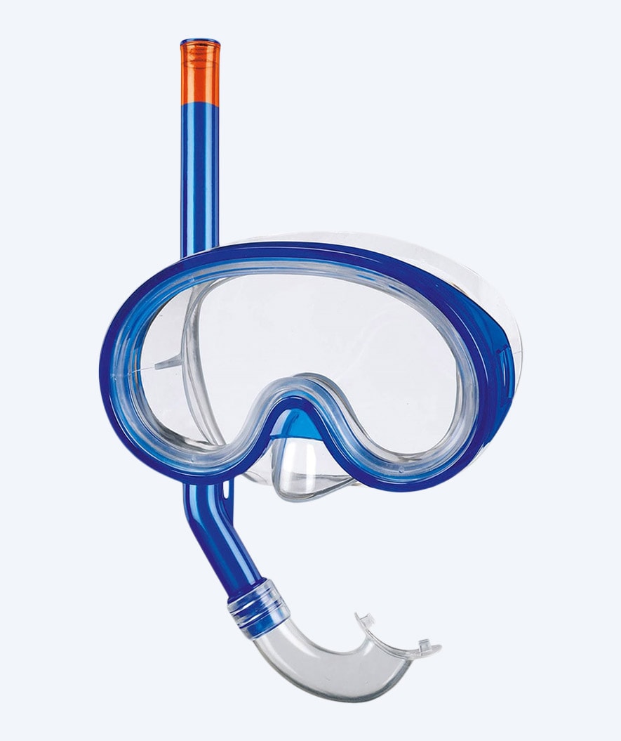 Beco Combo snorkel set for kids (8-12) - Havanna - Dark blue