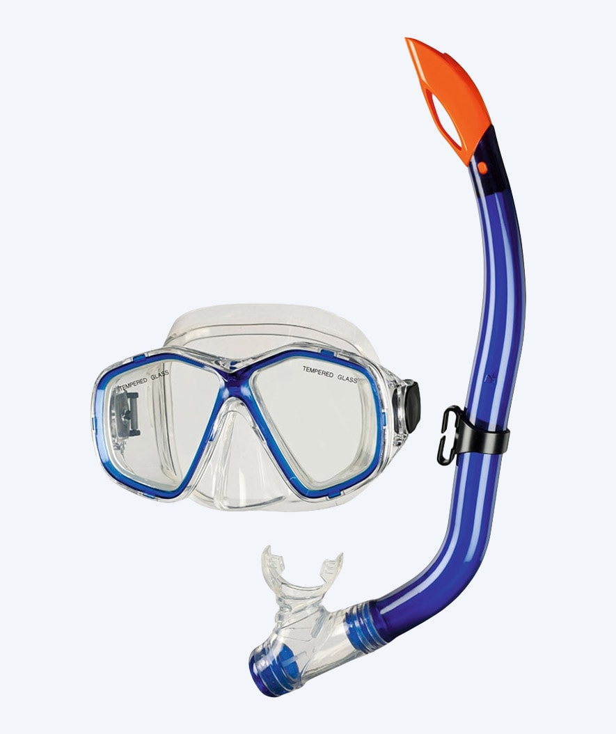 Beco snorkel set for junior (8+) - Bari - Dark blue