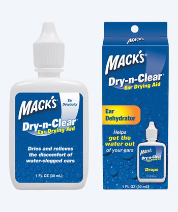 Mack´s ear drying kit against water in the ears - Dry-n-clear