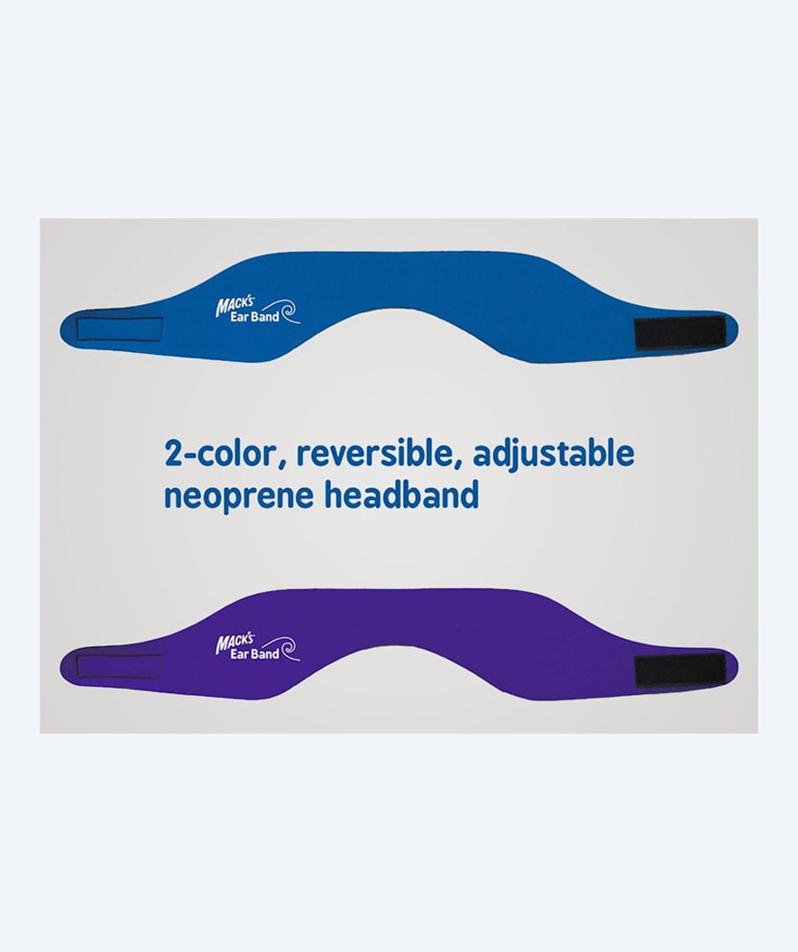 Mack´s earband for kids - Blue/purple
