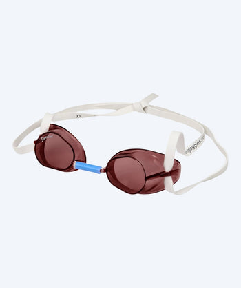 Malmsten exercise swim goggles - Swedish Originals - White (Smoke lens)
