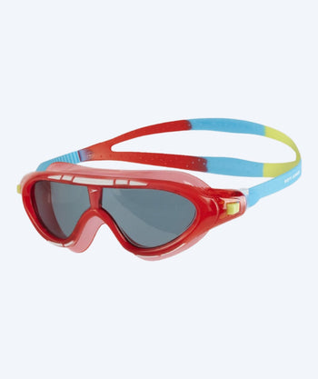 Speedo swim mask - Biofuse Rift - Red/light blue (Smoke lens)