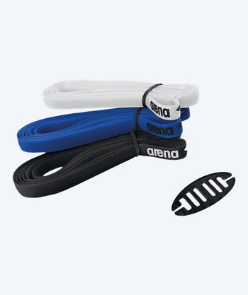 Arena elastic bands for swim goggles - Cobra Ultra/Swipe - Black/white/dark blue