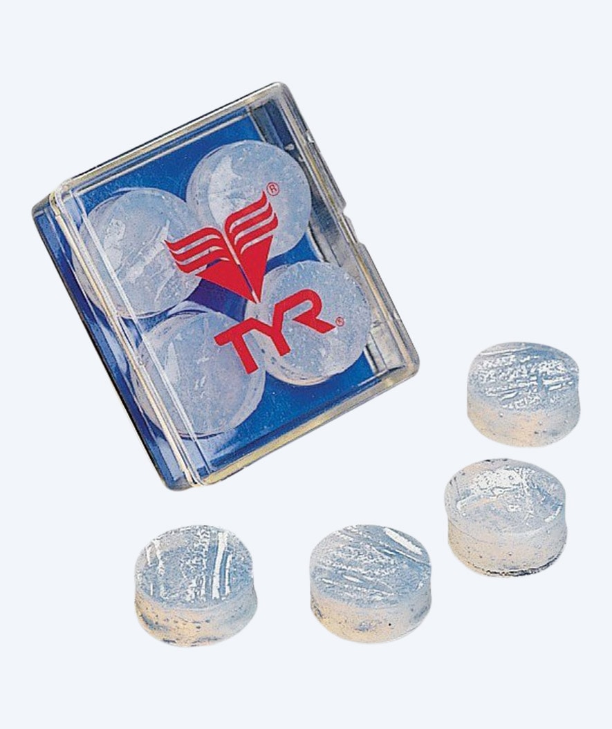 TYR earplugs - Soft Moldable 4 pcs - Clear