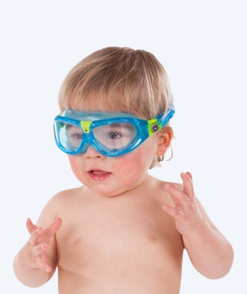 Aquasphere diving goggles for kids (3-10) - Seal 2 - Light blue