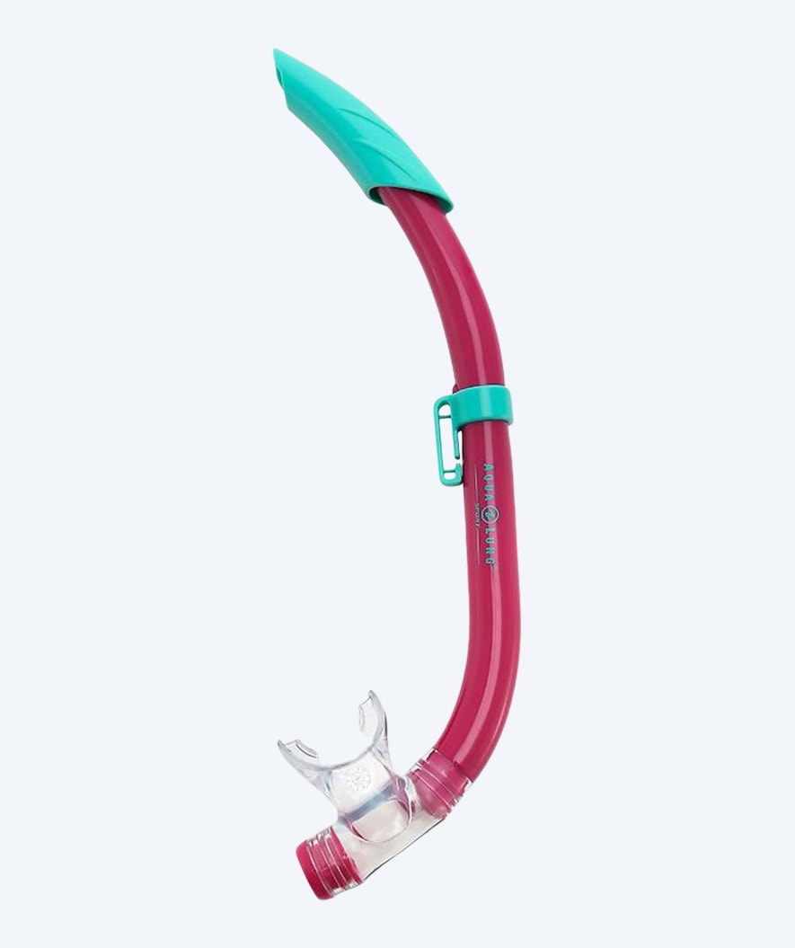 Aqualung semi-dry snorkel for adults - Pike - Pink/turquoise