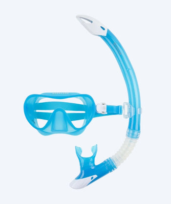 Aqualung Combo snorkel set for adults - Nabul - Blue/white