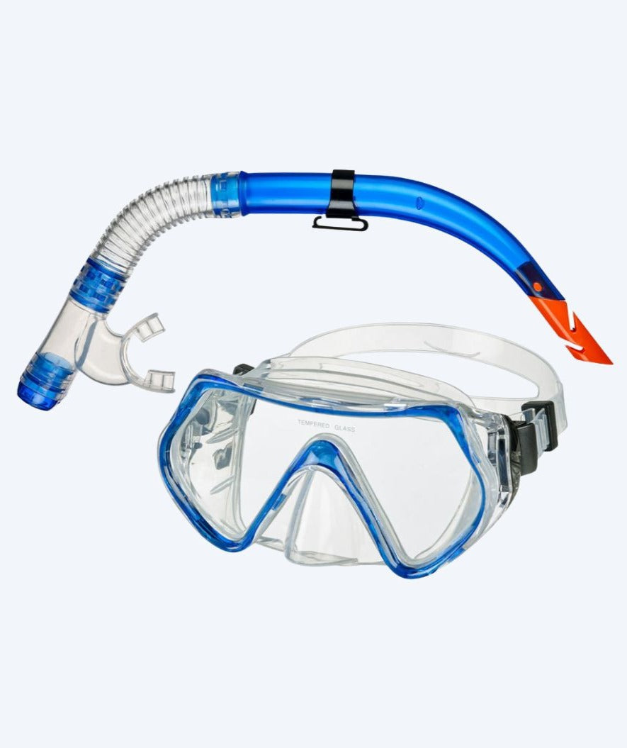 Beco Combo snorkel set for junior (from 12 years) - Bibione - Blue