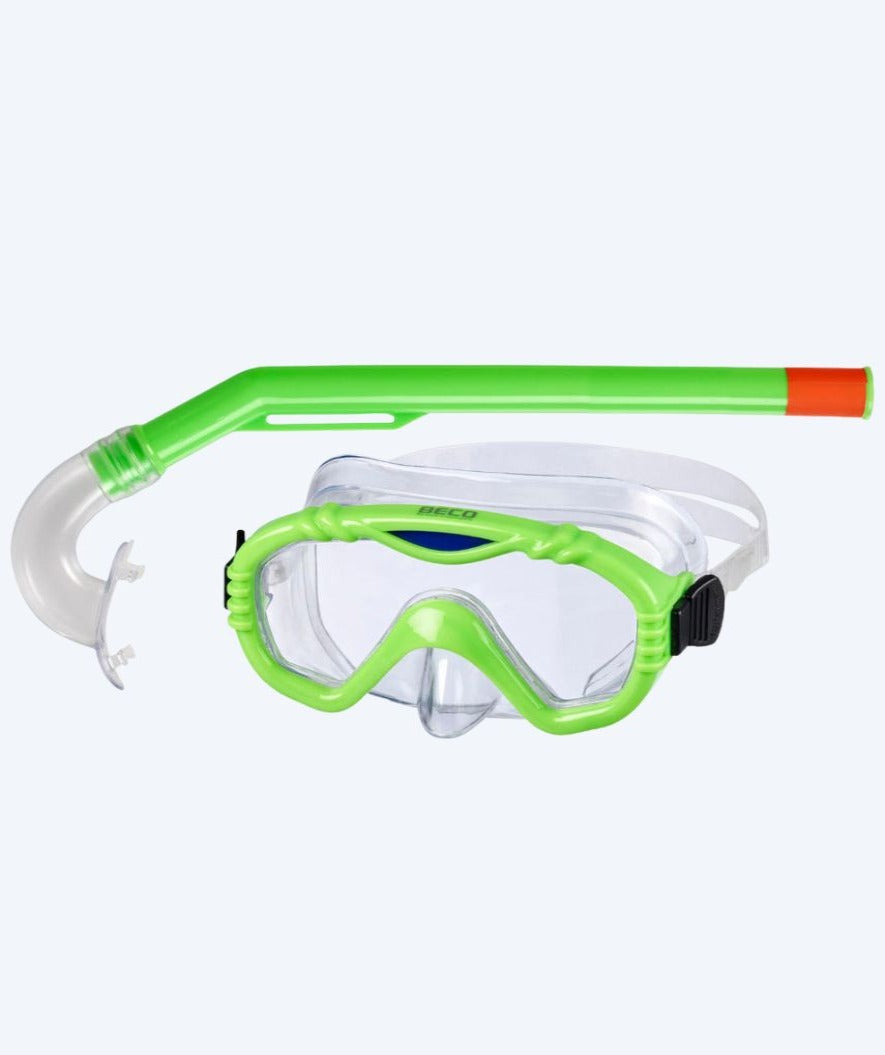 Beco Combo snorkel set for kids (from 4 years) - Sealife - Green