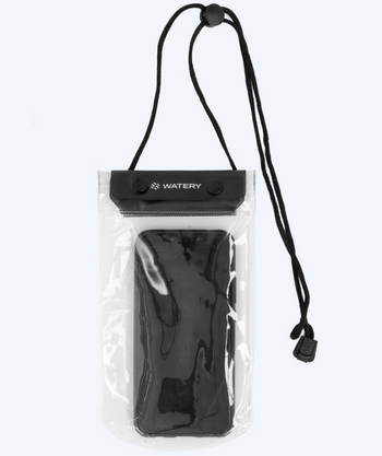 Watery waterproof mobile case - Storm - Black