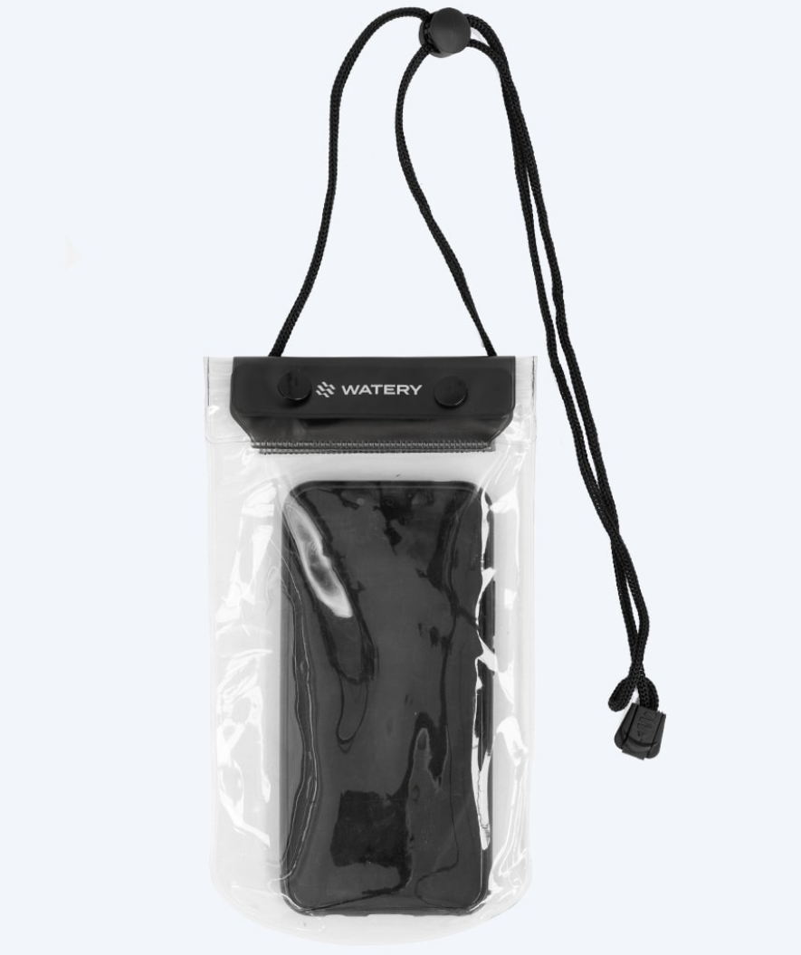 Watery waterproof phone case - Storm - Black